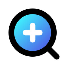 Fototapeta premium Editable vector zoom in icon. Part of a big icon set family. Perfect for web and app interfaces, presentations, infographics, etc