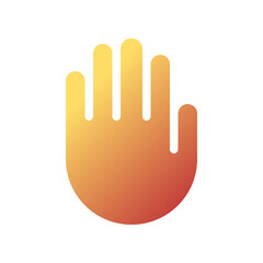 Editable stop, sign language vector icon. Part of a big icon set family. Perfect for web and app interfaces, presentations, infographics, etc