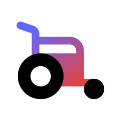 Editable disability, wheelchair access vector icon. Part of a big icon set family. Perfect for web and app interfaces, presentations, infographics, etc