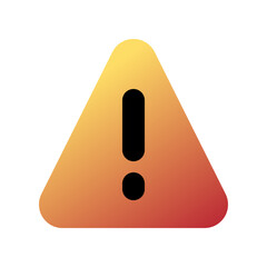 Editable vector alert warning danger triangle icon. Part of a big icon set family. Perfect for web and app interfaces, presentations, infographics, etc