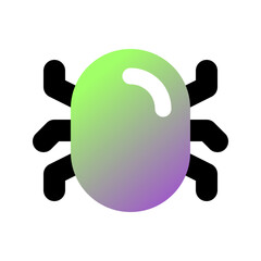 Editable vector computer system bug virus icon. Part of a big icon set family. Perfect for web and app interfaces, presentations, infographics, etc