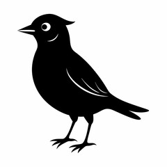 Obraz premium Skylark Black silhouette