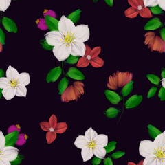 Floral seamless pattern