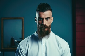 Obraz premium barber shop salon concept