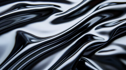 Wide angle shot of a ruthenium background dark and lustrous with subtle reflections 