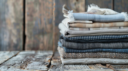 A well-organized stack of clothes can transform a cluttered space into a haven of neatness and efficiency. Proper folding, sorting by type, and smart storage solutions ensure easy access and a tidy.