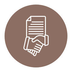 Smudged Contract Icon