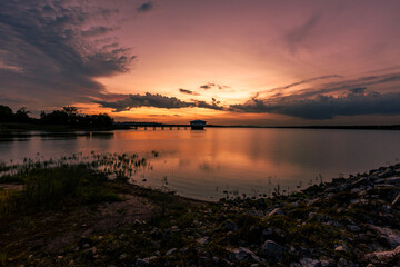 The natural background with the atmosphere surrounded by (trees, mountains, grass, sky) is the beauty of the ecosystem and makes the air fresh