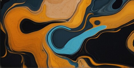 Elegant Abstract Art: Swirling Metallic colorful Marble Texture for Luxury and Artistic Backgrounds