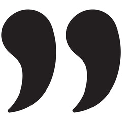 Quotes Icon Vector Illustration Simple