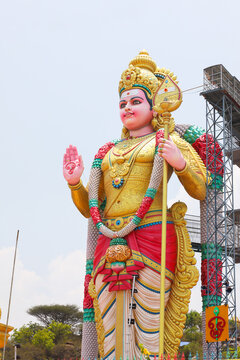Beautiful Sri Muthu malai Lord Murugan statue in Tamilnadu	
