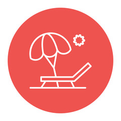 Beach Chair Icon