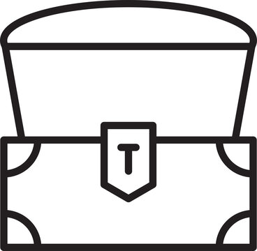 recommend clip art: Treasure Chest Icon Line Art