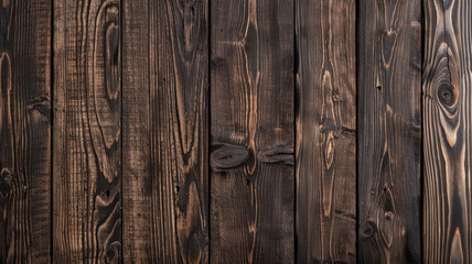 Obraz premium dark wood background with a high contrast finish highlighting intricate details and grains 