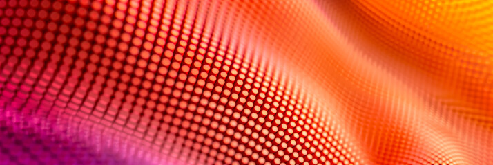 gradient background with a mix of orange and red tones halftone pattern adding depth and interest 