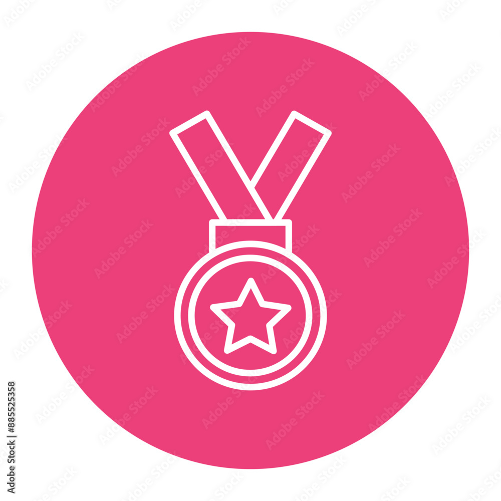 Wall mural Medal Icon