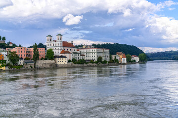 Beautiful Summer View of Passau, Germany