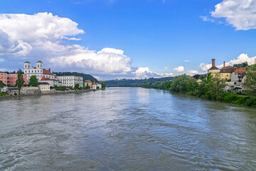 Beautiful Summer View of Passau, Germany