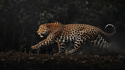 Fototapeta premium leopard, large predatory animal