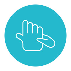 Fototapeta premium Hand Massage Icon