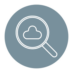 Cloud Search Icon