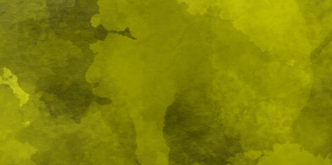 Abstract yellow, black watercolor grungy background with artistic design, colorful watercolor gradient wet effect hand drawn canvas background watercolor bleed and fringe with vibrant grunge texture.