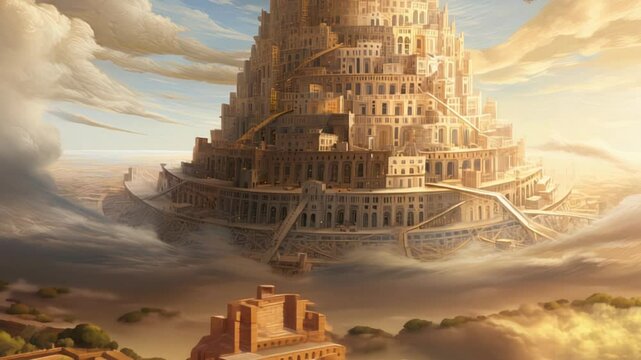 Famous Babylon tower