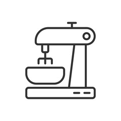 Kitchen Mixer Icon Sign Symbol