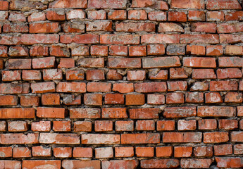 red brick wall