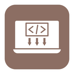 Low Code vector icon. Can be used for No Code iconset.