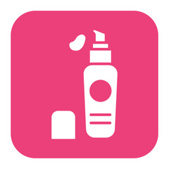 Foundation vector icon. Can be used for Skincare iconset.