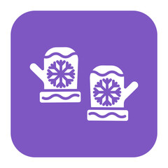 Mittens vector icon. Can be used for Comfort iconset.