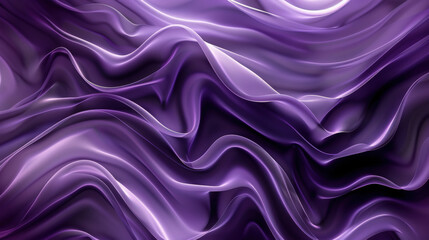 Fototapeta premium Abstract Midnight Purple Waves 