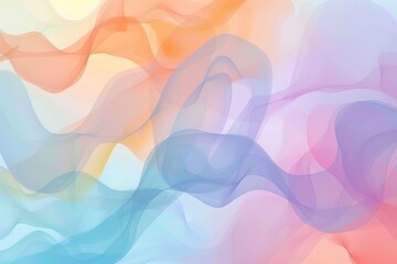 Fototapeta premium Soft and gentle abstract background in pastel tones - vector graphic design