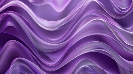 Fototapeta premium Purple Wave Abstract Art 