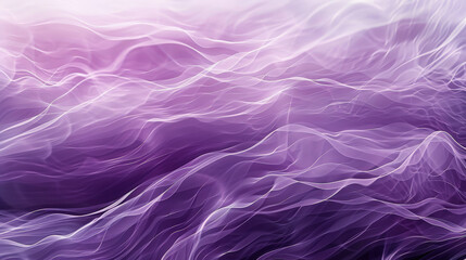 Obraz premium Abstract Purple Waves at Dawn