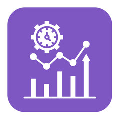 Efficiency vector icon. Can be used for Home Based Business iconset.