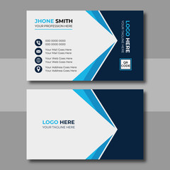 Clean professional business card template