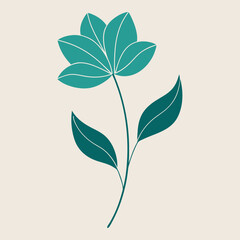 Minimalist Floral Line Art