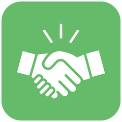 Respect vector icon. Can be used for Personality Traits iconset.