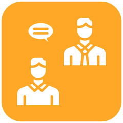 Mentorship vector icon. Can be used for Leadership iconset.