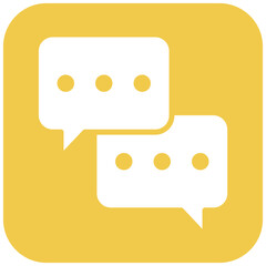 Chat vector icon. Can be used for Contact Us iconset.