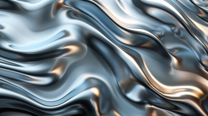 Abstract Fluid Motion Art at Evening 