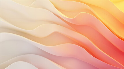 Fototapeta premium Abstract Colorful Wave Pattern at Dawn