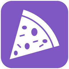 Pizza Slice vector icon. Can be used for Italy iconset.