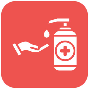 recommend clip art: Hand Sanitizer Bottle vector icon. Can be used for Infectious Diseases iconset.