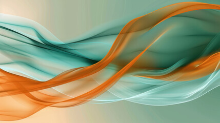 Abstract Wave Pattern Art 