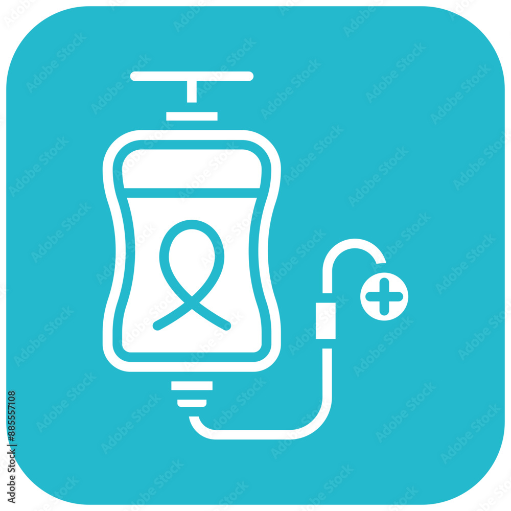 Canvas Prints Chemotherapy vector icon. Can be used for Chemotherapy iconset.