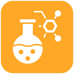 Chemical vector icon. Can be used for Lab iconset.