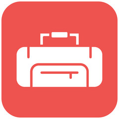 Sport Bag vector icon. Can be used for Rugby iconset.